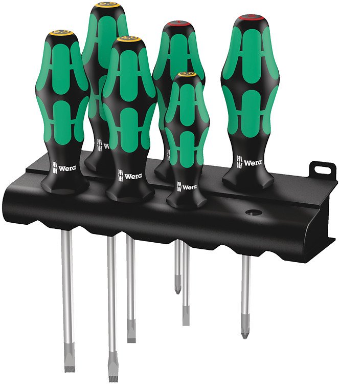 Wera 334/6 Kraftform Juego Destornillador Estándar