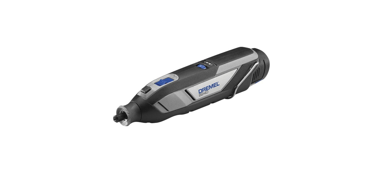 Herramienta Multifuncional Inalámbrica Dremel 8240-5/65, 12 Voltios (Negro/Gris, Batería Li-Ion 2ah, Accesorios De 65 Piezas, Maletín De Aluminio)