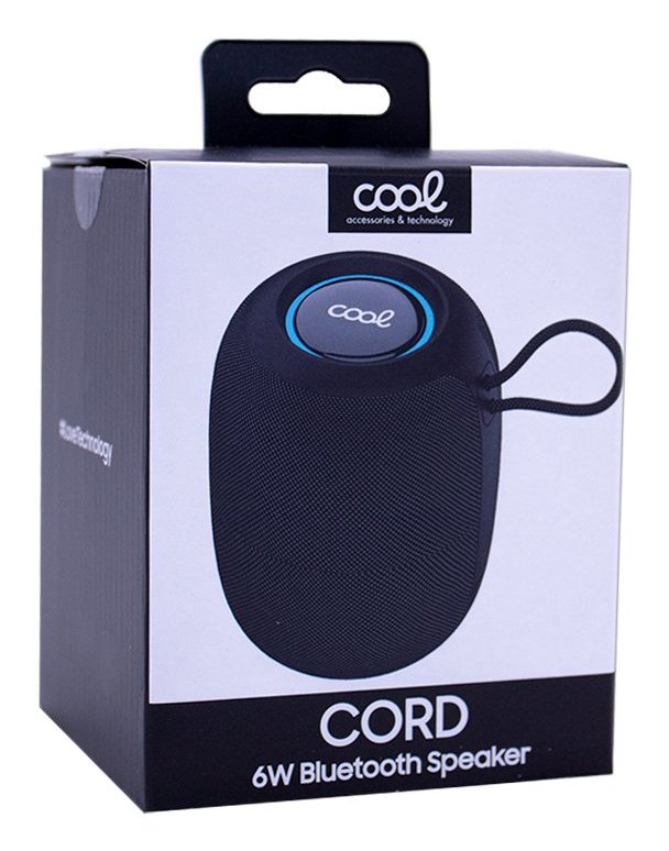 Cool Altavoz Bluetooth  Msica 6w Cord Tws Negro