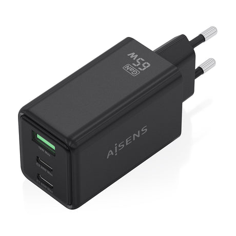 EAN 8435739903957 - AISENS ASCH-65W3P073-BK cargador de dispositivo móvil Cámara digital, GPS, Teléfono móvil, Portátil, Smar imagen 2