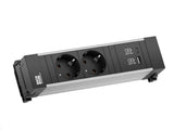 Bachmann Power Frame 2xschutzkt. Usb A&C, Usb Charger 22w 0,2m Gst18
