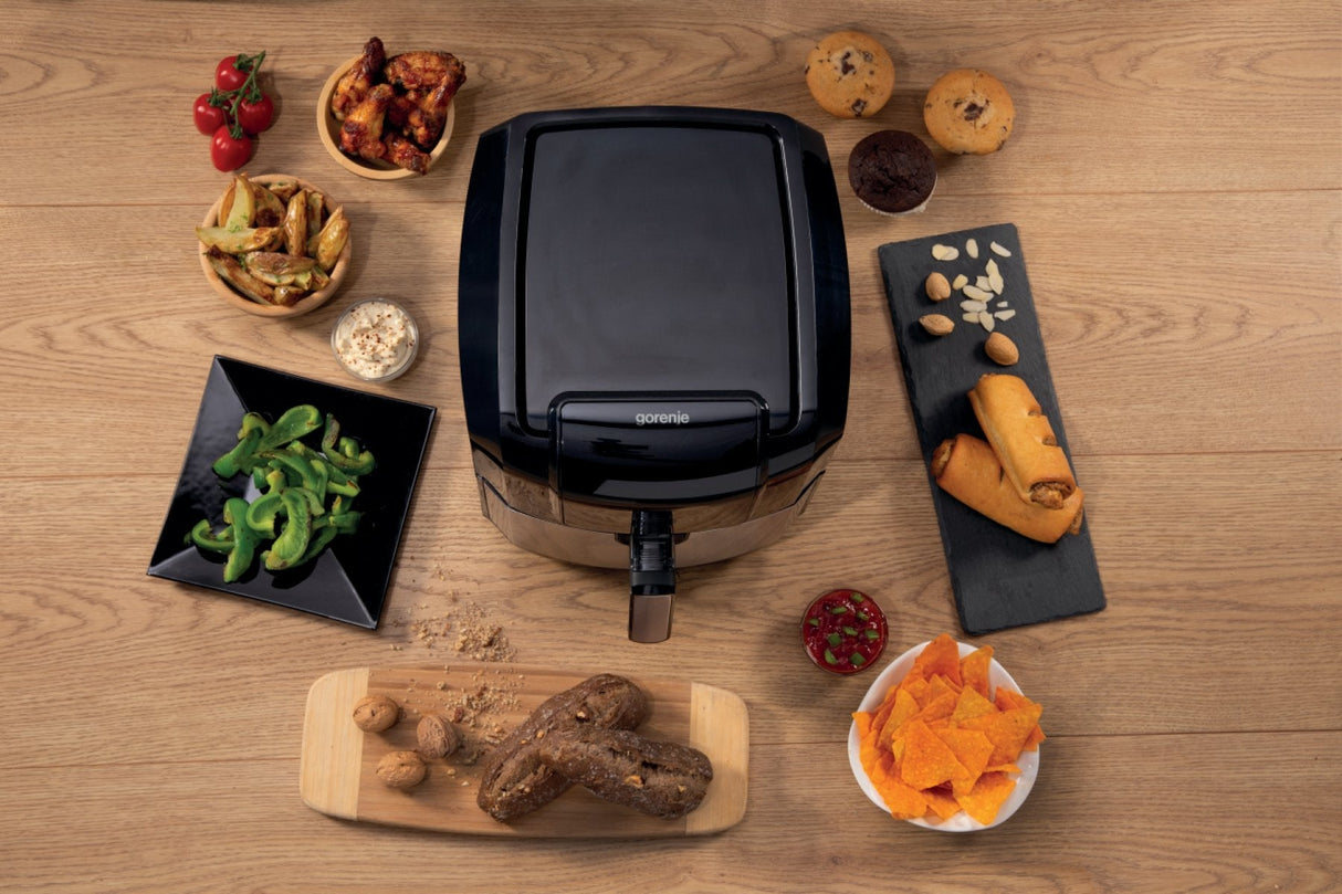 Freidora De Aire Caliente Gorenje Af1700db 5 L Integrado 1700 W Negro, Metálico