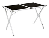 Mesa De Camping Easy Camp Aspen Table L 540033 Aluminio/Negro, Modelo 2025 540033