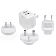 EAN 0065030860673 - StarTech.com USB2PACWH cargador de dispositivo móvil Smartphone, Tableta Corriente alterna Interior imagen 1