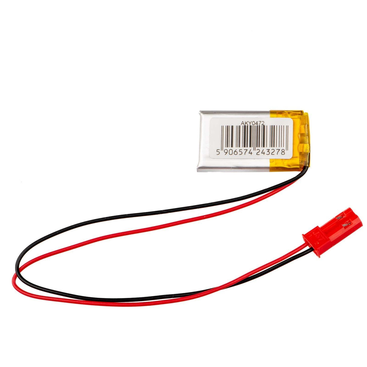Akyga Lithium Polymer Battery Aky0472 Lp301525 Li-Po 3.7v 85mah Pcm Jst 2.54 2-Pin Connector 150mm