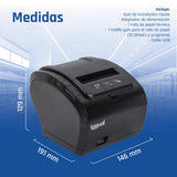 EAN 8435364316641 - iggual TP8002 203 x 203 DPI Alámbrico Térmica directa Impresora de recibos imagen 13