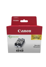 Tinta Canon Multipack Negro Pgi-520 Twin 2932b019