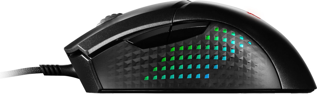 Raton Msi Clutch Gm51 Lightweight Gaming , Negro, Usb
