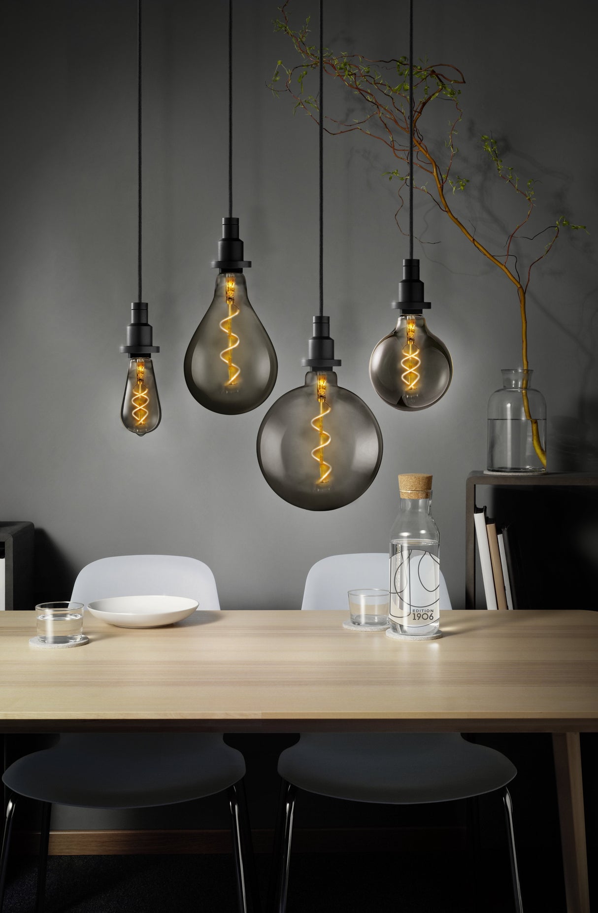 Osram Led Vintage 1906 Big Globe 15 Filament 4w 818 Smoke E27