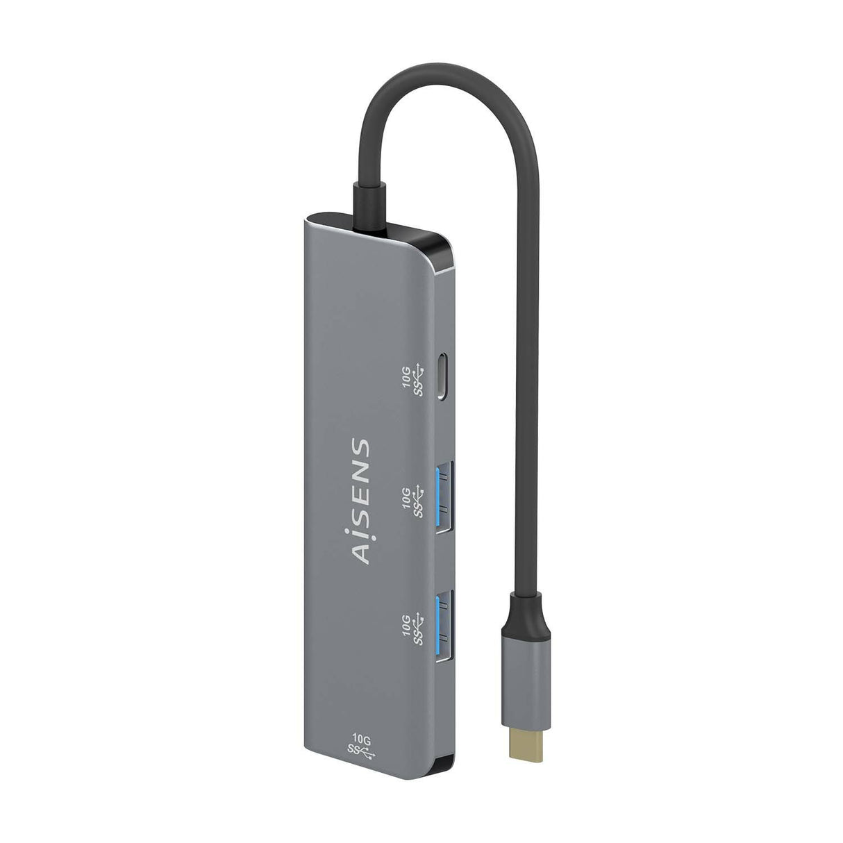 EAN 8436574709841 - AISENS A109-0764 hub de interfaz USB 3.2 Gen 2 (3.1 Gen 2) Type-C 10000 Mbit/s imagen 3