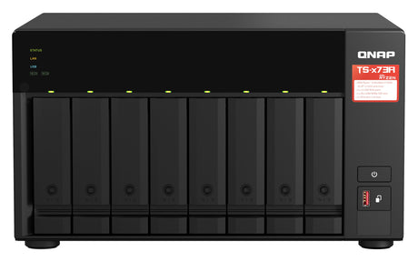 EAN 0885022020911 - QNAP TS-873A NAS Torre Ryzen Embedded V1500B 8 GB DDR4 0 TB QNAP Turbo System Antracita imagen 1