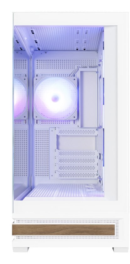 Caja Pc Zalman P40 Namu Atx 4 Xvent 120mm Argb 2xusb 3.0 Blanco S/N Fuente