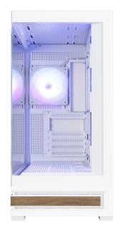 Caja Pc Zalman P40 Namu Atx 4 Xvent 120mm Argb 2xusb 3.0 Blanco S/N Fuente