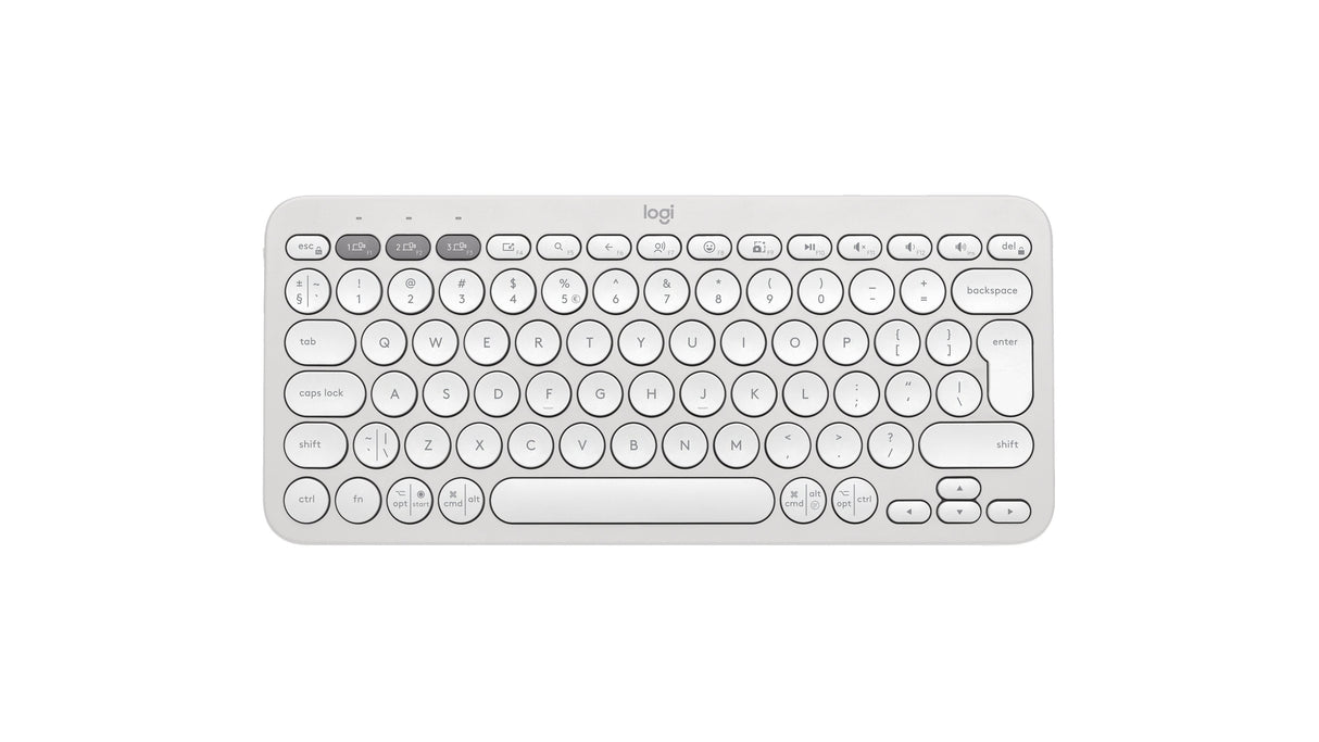 EAN 5099206110878 - Logitech 920-011852 teclado Universal Bluetooth QWERTY Internacional de EE.UU. Blanco imagen 1