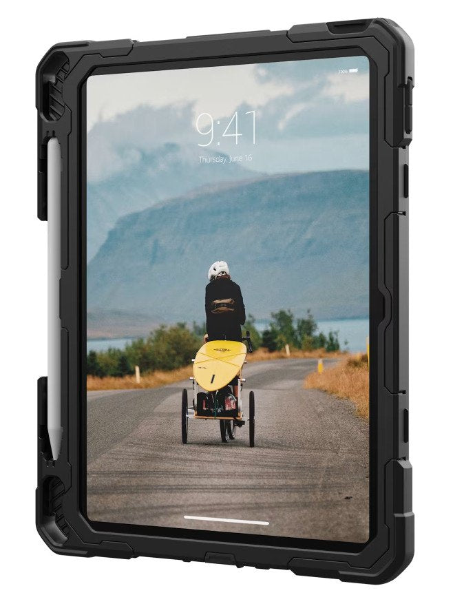 Urban Armor Gear Uag Plasma Series - Trasera Cubierta Para Tablet - Resistente - Con Integriertem Protector De Pantalla - Negro, Ice - Para Apple 10.9-Inch Ipad (10. Generation)