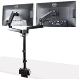 EAN 65030892537 - StarTech.com ARMDUALPIVOT soporte para monitor 81,3 cm (32") Escritorio Negro imagen 4