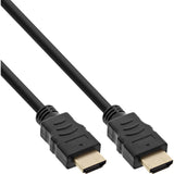 Cable Inline Hdmi Con Ethernet Macho A Macho Negro 0.3m
