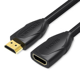 Cable Alargador Hdmi Vention Vaa-B06-B500 Hdmi Macho Hdmi Hembra 5m Negro