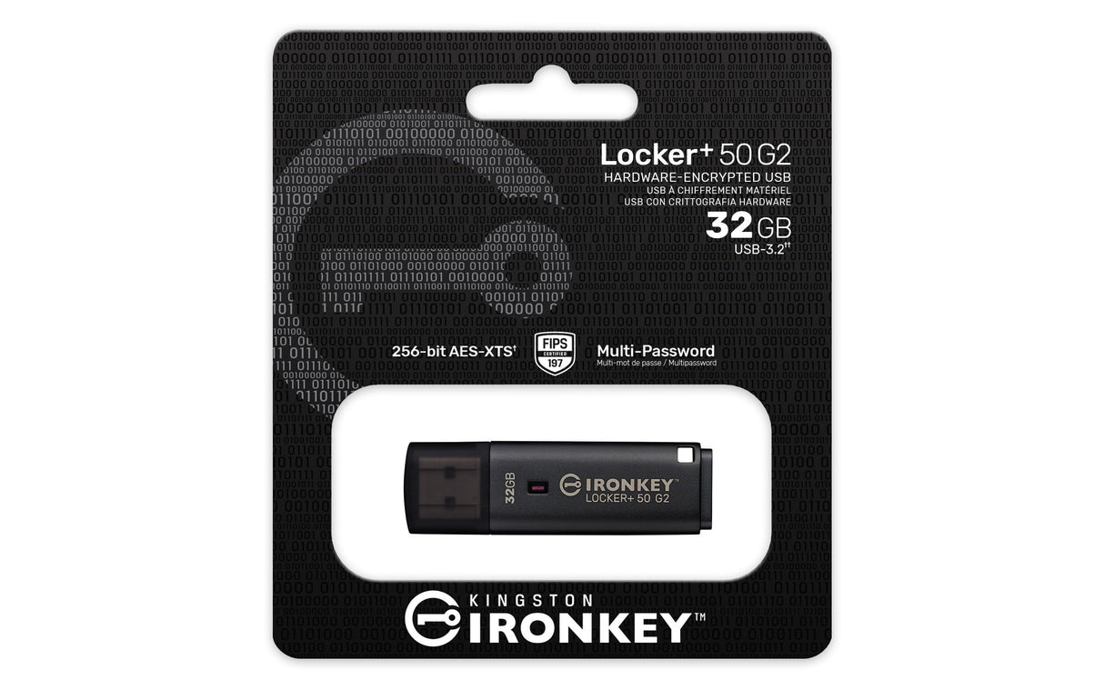 Stick Kingston Ironkey Locker+50 G2 32gb Secure