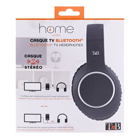 EAN 3303170104736 - T'nB CBTHOME auricular y casco Auriculares Inalámbrico y alámbrico Diadema TV USB Tipo C Bluetooth Negro imagen 6
