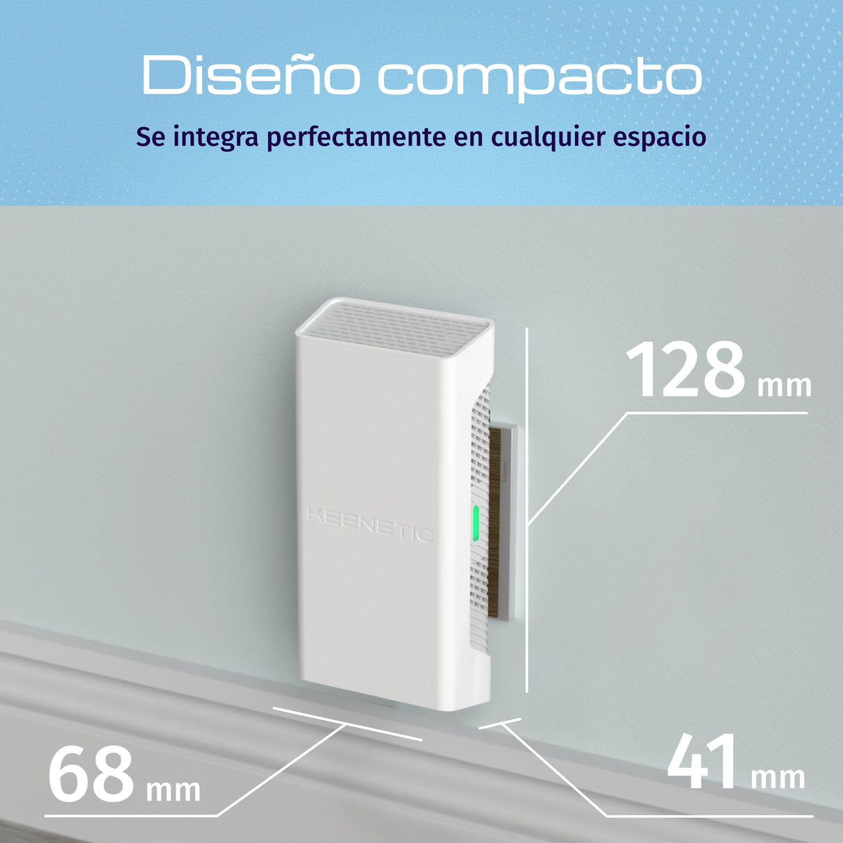 EAN 4897082922278 - Keenetic Buddy 6 SE (KN-4410) Repetidor de red Blanco, Gris 1000 Mbit/s imagen 5