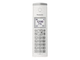 Teléfono Panasonic Kx-Tgk212sp Dect Identificador De Llamadas Plata, Blanco
