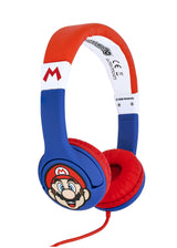 Auriculares Infantiles Otl Super Mario/ Jack 3.5/ Azules