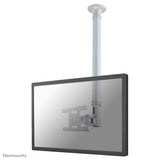 Soporte Para Techo Newstar Fpma-C100silver (10 "- 30"; Para 1 Pantalla; Giratorio, Techo, Inclinación)