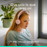 Logitech Zone Wired 2 Headset, Rose