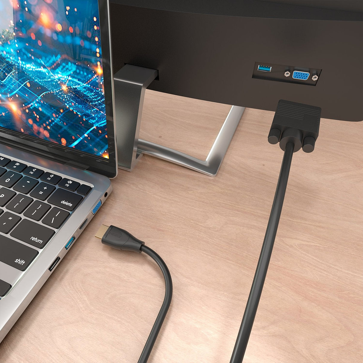 Cable Conversor Aisens Hdmi A Svga Hdmi A/M-Svga/M 1.5m