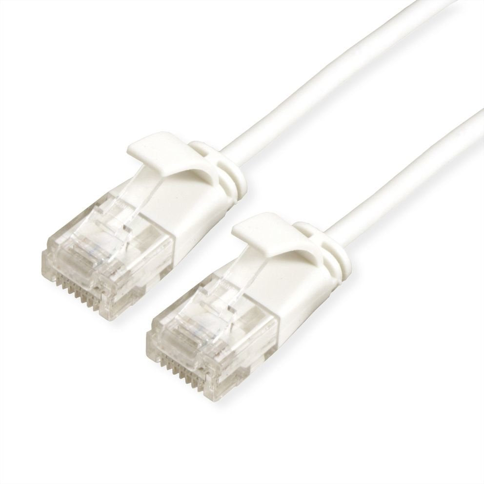 Roline Verde Utp Cable De Red Cat.6a (Class Ea), Lsoh, Slim, Wei, 3 M