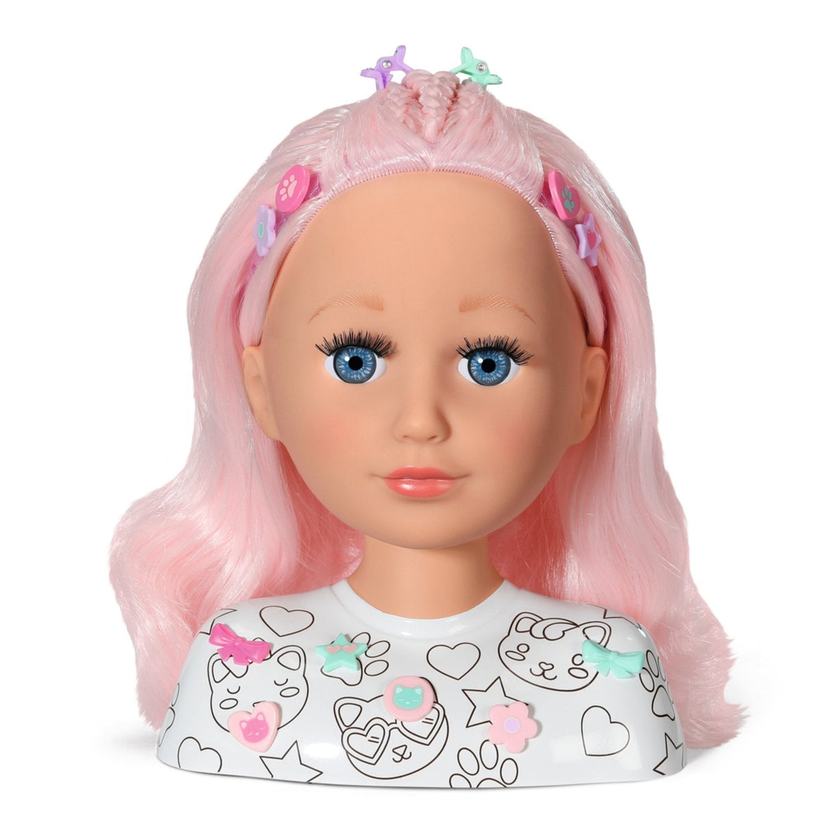 Zapf Creation Baby Born® Styling Head Creative, Make-Up Y Hairy Head 836033