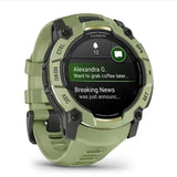 Instinct 3,50mm,Amoled,Fern Green/Gray, Fern Green Band, Ww