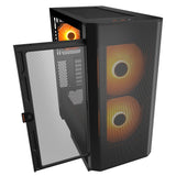 Cougar Caja Midi-Tower Airface Flo, Argb, Negro