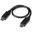 EAN 0065030863186 - StarTech.com UUUSBOTG8IN cable USB 0,203 m Micro-USB B Negro imagen 1