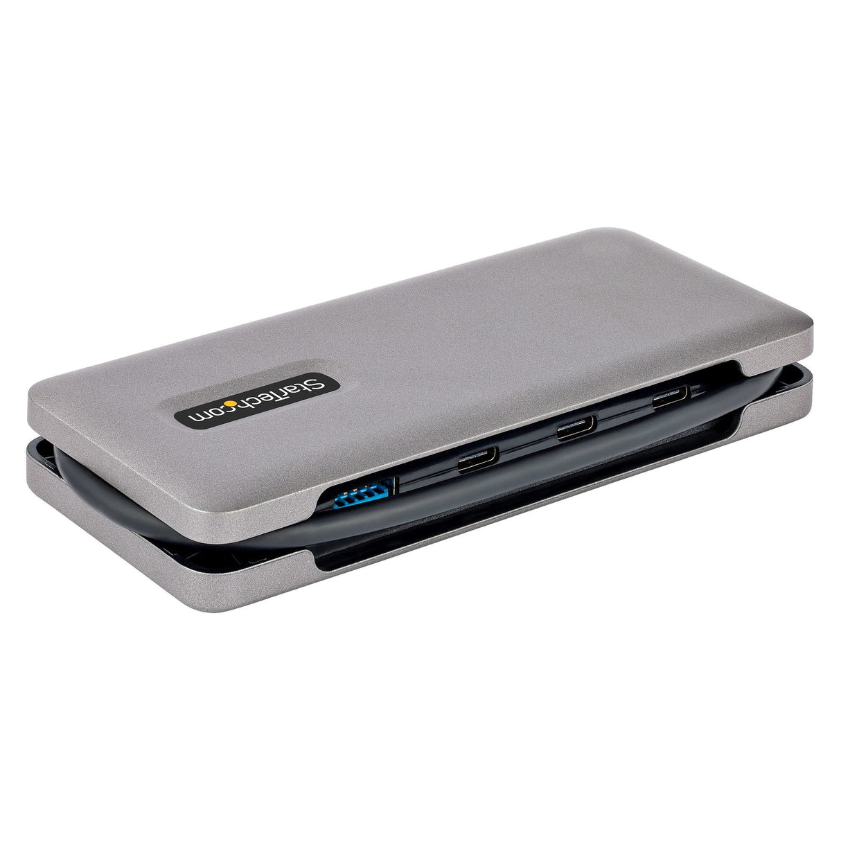 EAN 0065030888073 - StarTech.com HB31CM1A3CB base para portátil y replicador de puertos Alámbrico USB 3.2 Gen 2 (3.1 Gen 2) T imagen 3