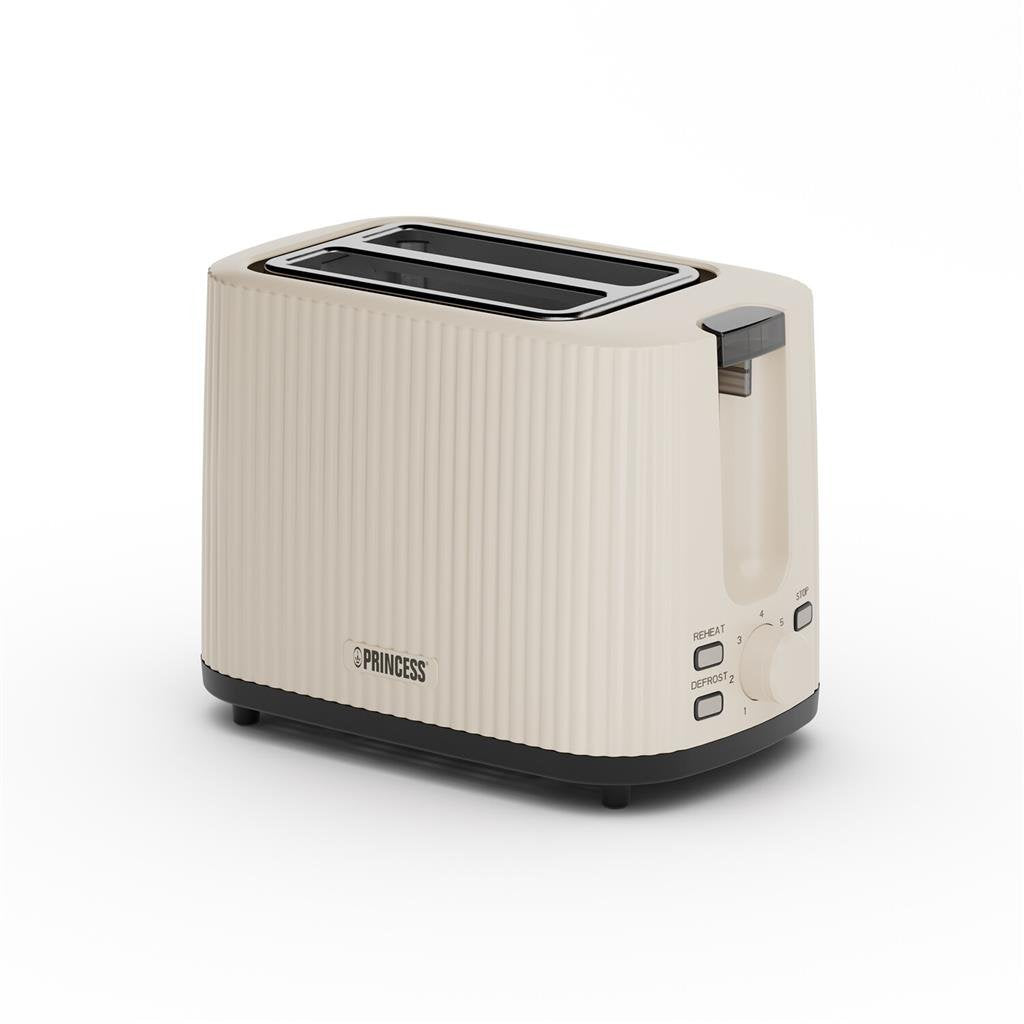 Tostadora Princess 01.142337.01.001 Wave, Beige