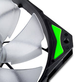 Nox Ventilador Caja Hummer Hfan Led Verde 12x12