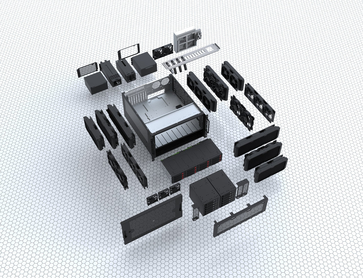 Silverstone Sst-Rm61-312, Caja De Rack Negro