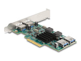 Delock Pci Express X4 Tarjeta A 2 X Extern Usb 5 Gbps Typ-A +
