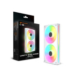 Ventilador Pc Cougar Reversed Unity240-Fb,240 Argb Pwm, Blanco