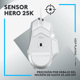 EAN 5099206096325 - Logitech G 910-006147 ratón Juego mano derecha USB tipo A Óptico 25600 DPI imagen 8