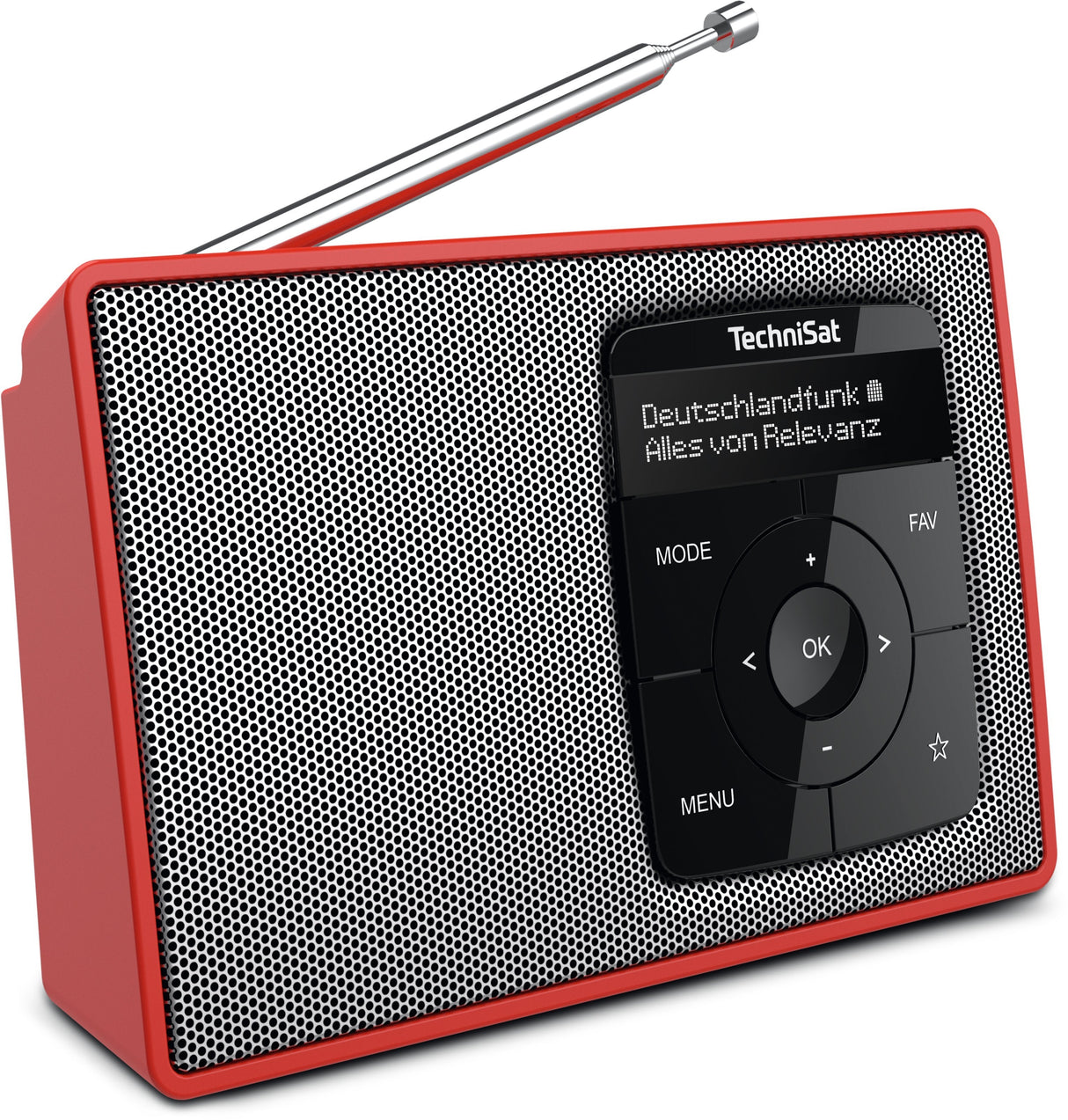 Technisat Digitradio 2 Dab+ Radio Rot/Silber