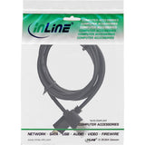 Cable Hdmi De Inline Con Ethernet Tipo A A D Macho Súper Delgado Negro / Dorado 1,5 M