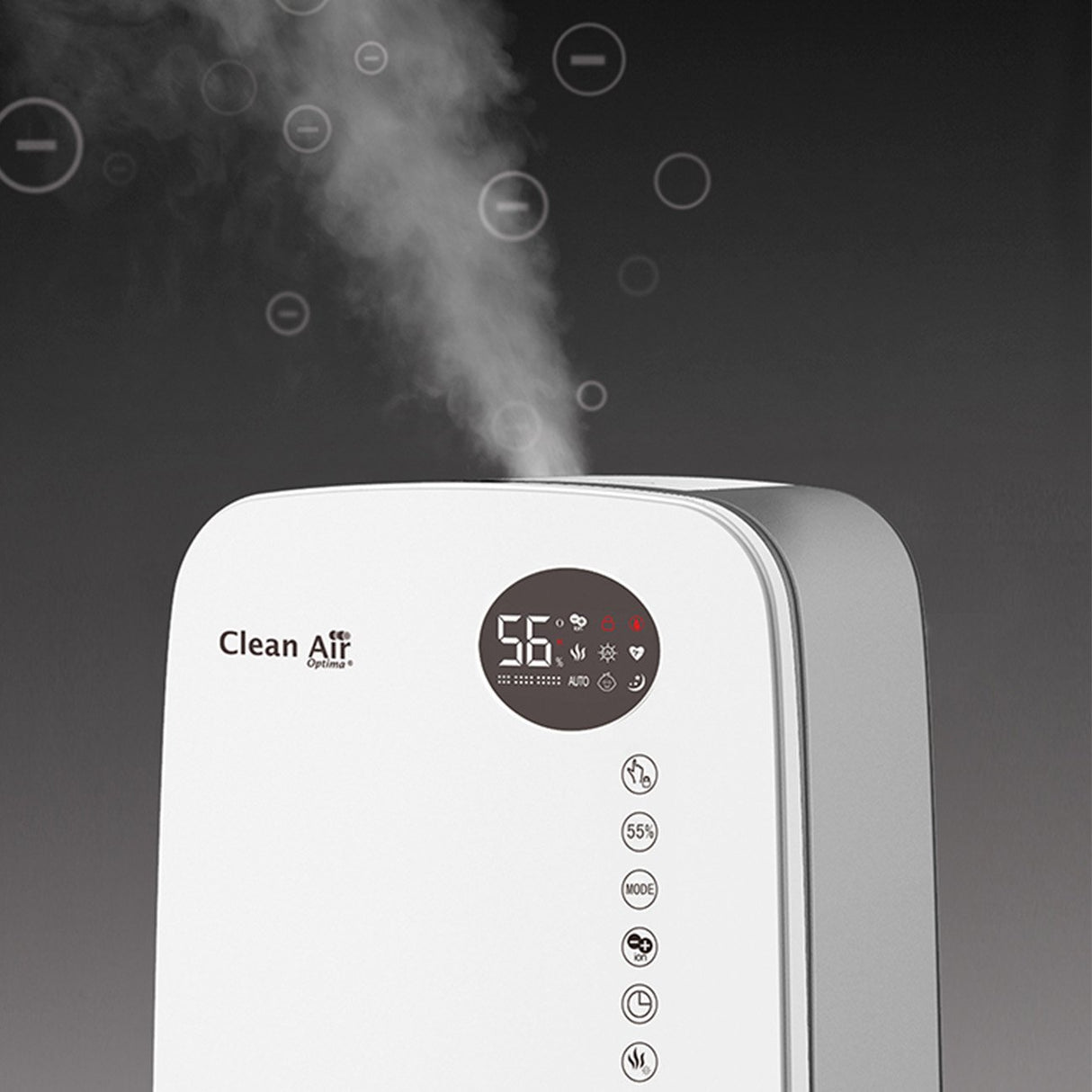 EAN 8718546312182 - Clean Air Optima CA-607W humidificador Ultrasónica 5,5 L Blanco 25 W imagen 6