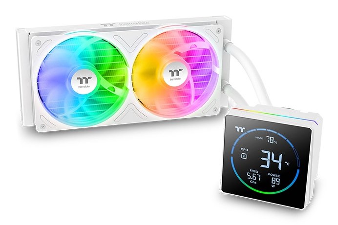 Refrigeración Líquida Cpu K Thermaltake Th240-S V3 Argb Sync Aio Snow Edition