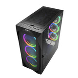 Caja Pc Sharkoon Rev300 2xusb3.0 Rgb Sin Fuente Negro