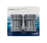 Bestway 58236 -  Adaptadores De Manguera Dimetro 38 Mm Con Vlvula De 32 Mm