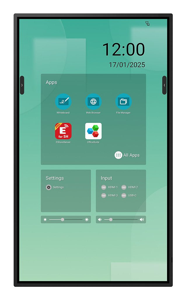 Sharp Pn-Lm431 43" Clase Diagonal Lm Series Pantalla Lcd Con Retroiluminación Led Interactivo Con Pantalla Táctil (Multitáctil) Android 4k Uhd (2160p) 3840 X 2160 Direct Led