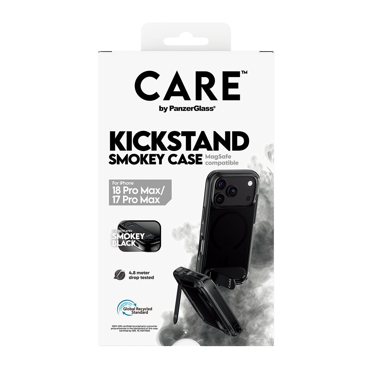 Care By Panzerglass Kickstand Case Smokey M. Negro Magsafe Iphone 17 Pro Max